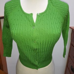 Green Cardigan